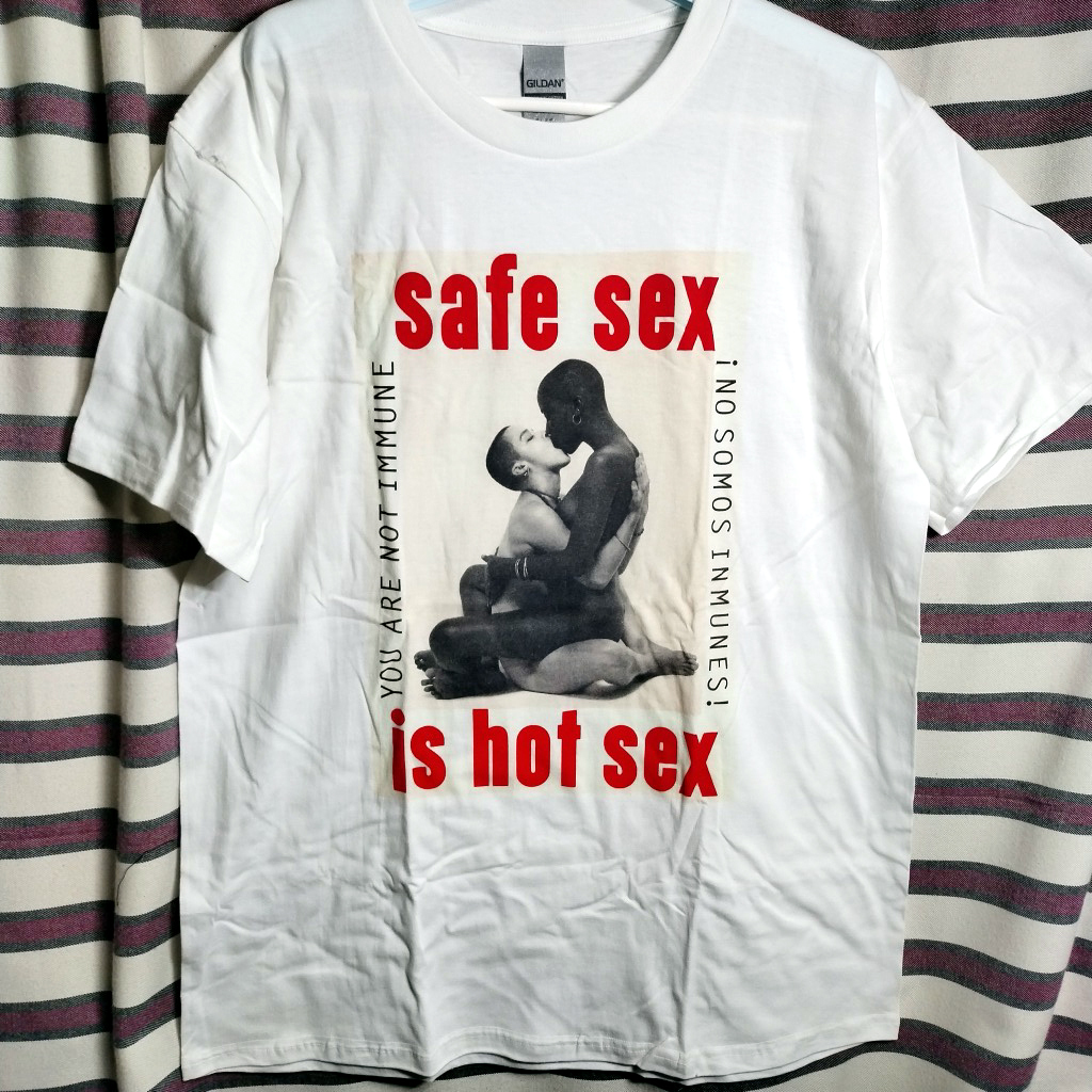 SAFE SEX Tシャツ 【Lサイズ】 フォトプリント フォトT 【新品/送料無料】STEVEN MEISEL BRUCE WEBER AVEDON