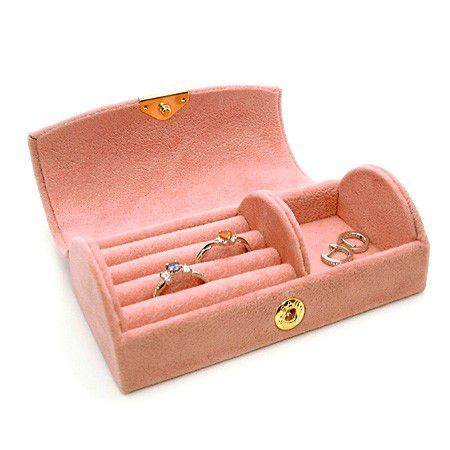  jewelry BOX gem box jue Reebok s suede style pink 