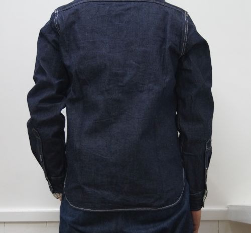  unused stereo . Dio *da*ruchi The nSTUDIO D*ARTISAN 5333B size 42 Denim work shirt 