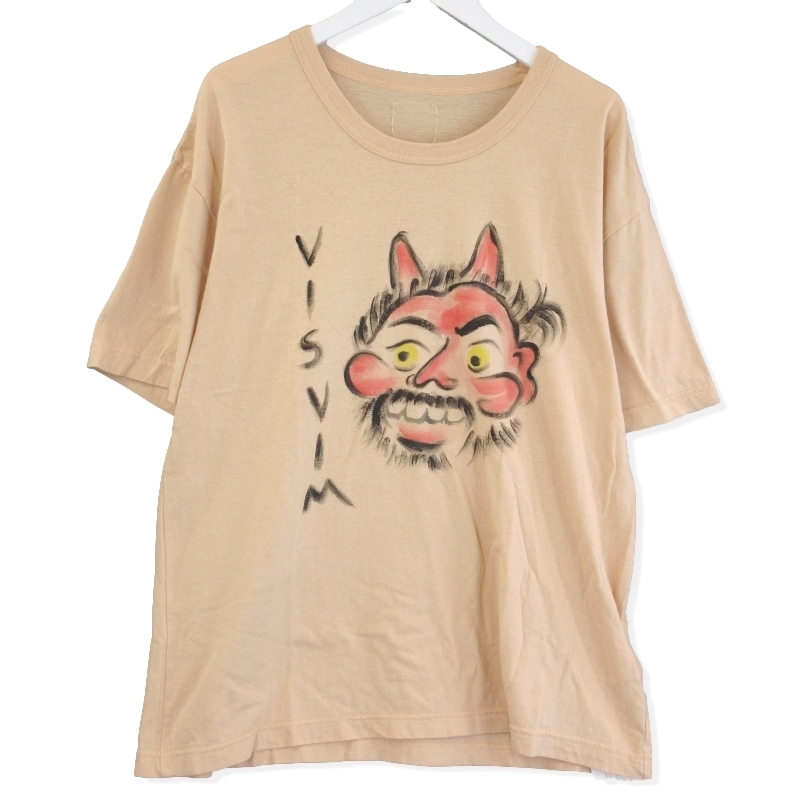 美品 visvim ビズビム 半袖Tシャツ JUMBO TEE S/S AKA-ONI 美品 visvim ビズビム 半袖Tシャツ JUMBO TEE S/S AKA-ONI