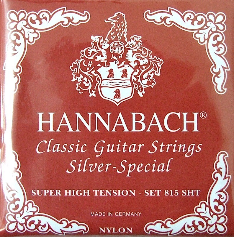 お買得！】 HANNABACH 815 SHT-Red Set クラシックギター弦