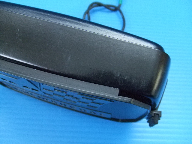 新品1個 マーシャルランプ 750 角型 フォグランプ 黒ボディ 角形 角 イエロー ライトカバー MARCHAL 旧車 ロケットカウル 当時物 GS CBX 1_画像7