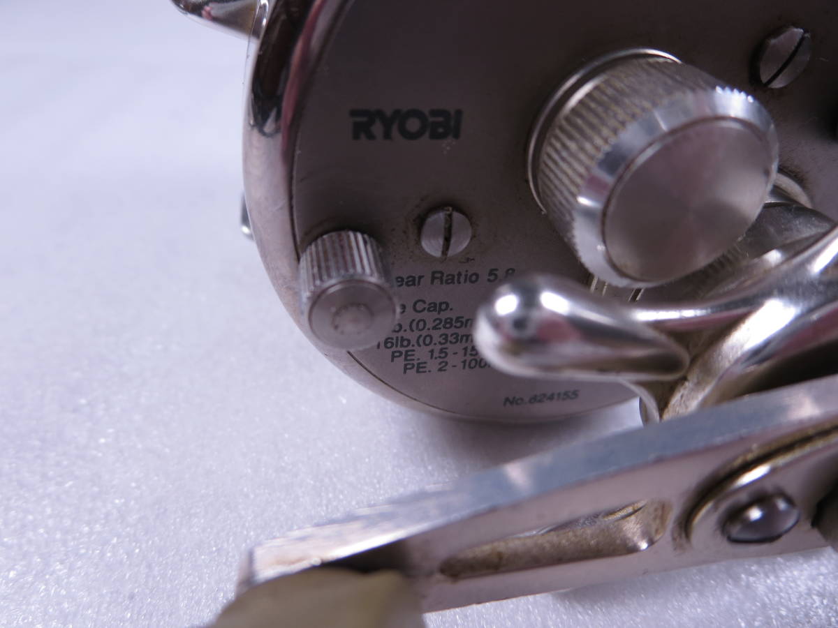 .[ made in Japan ] Ryobi Balius M300 magnet brake titanium body RYOBI VARIUS bait reel Shimizu . three inspection va Rius 3106