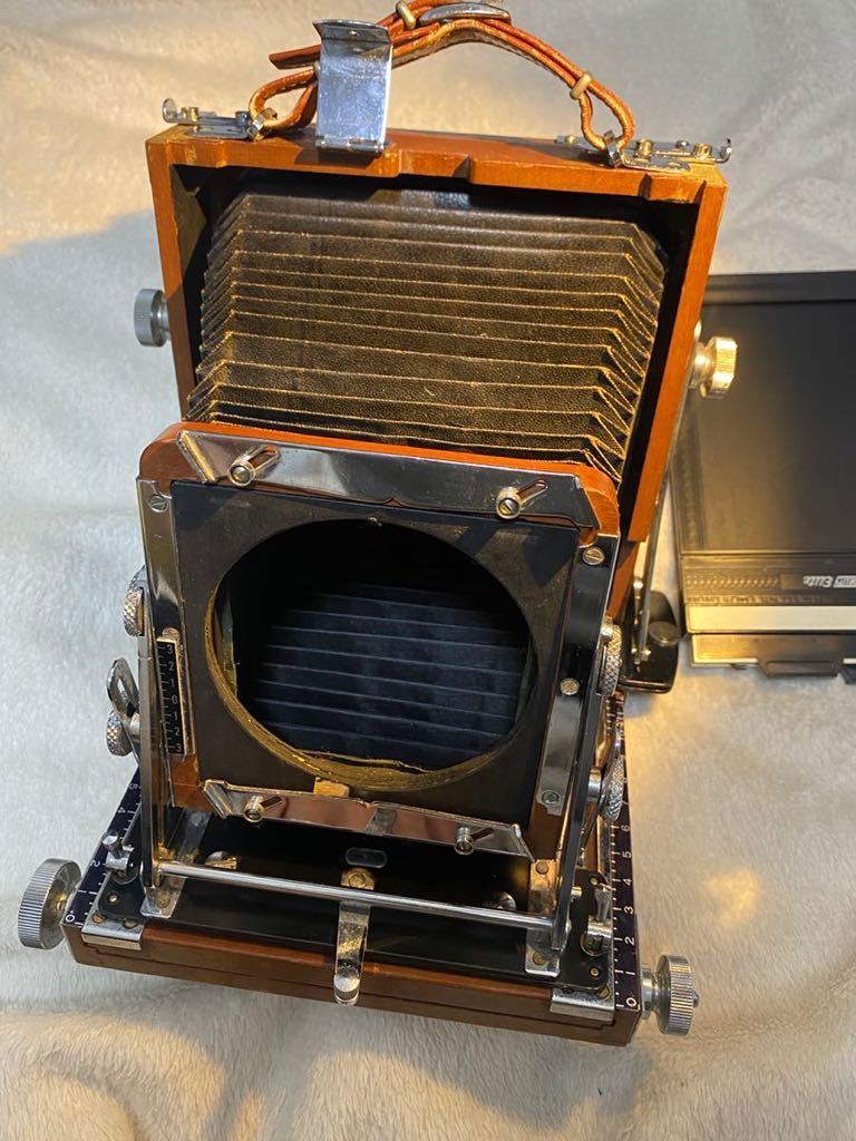Tachihara 4x5 大判カメラ 蛇腹 穴無し フィルムホルダー付き タチハラ
