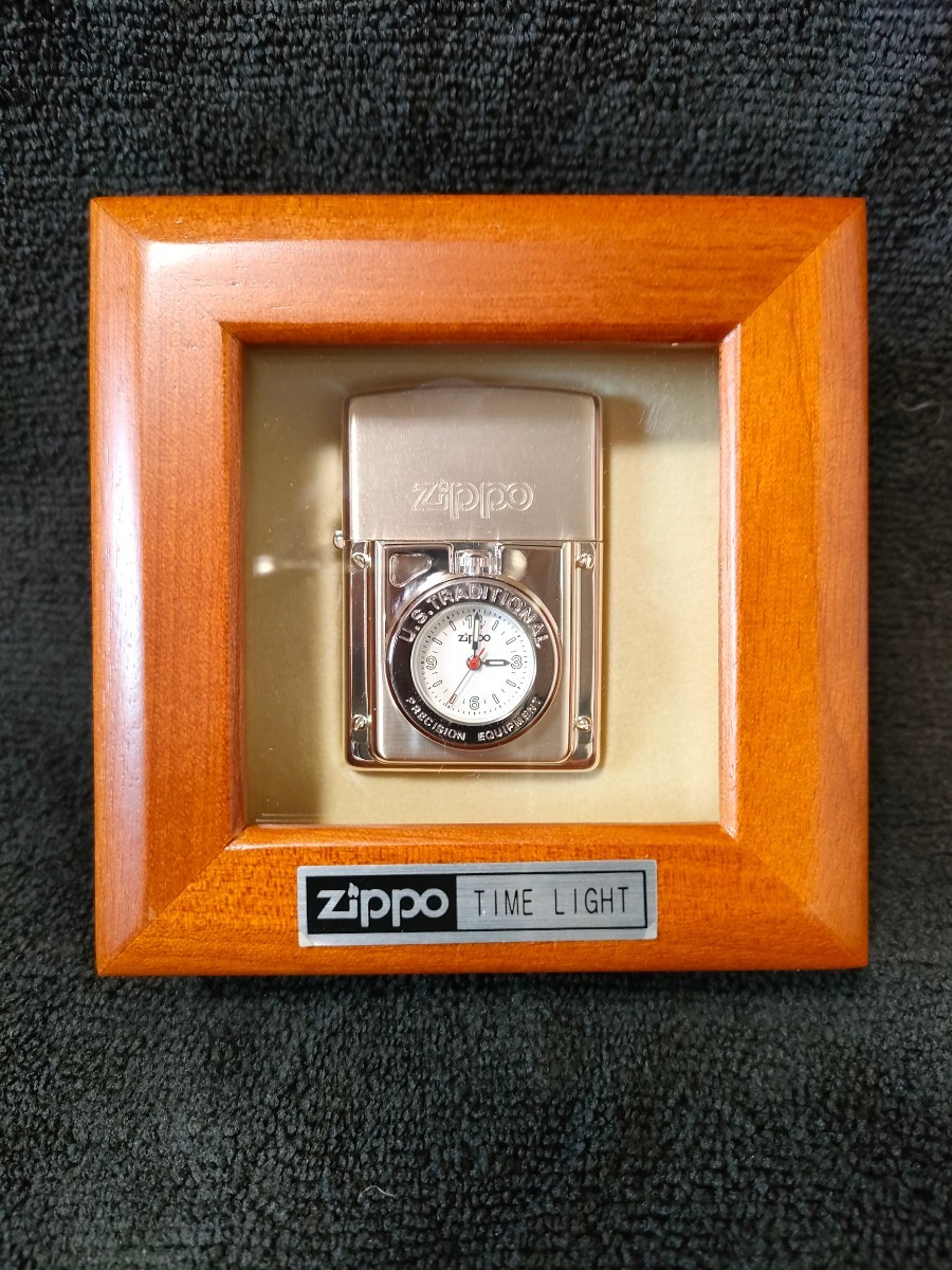 【希少】2001年製 zippo　ジッポーライターTIME RIGHT