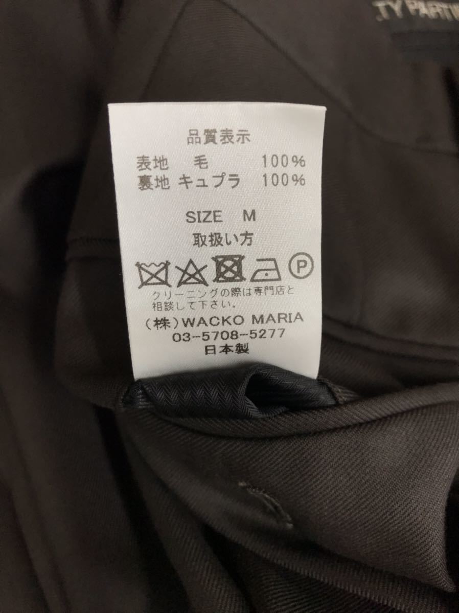極美品☆WACKO MARIA ワコマリア☆UNCONSTRUCTED JACKET PLEATED