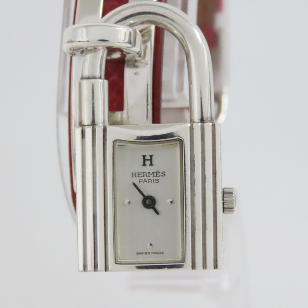 【送料無料キャンペーン?】時計Ts746742 エルメス 腕時計 ケリーウォッチ Y刻印 赤 レディース HERMES