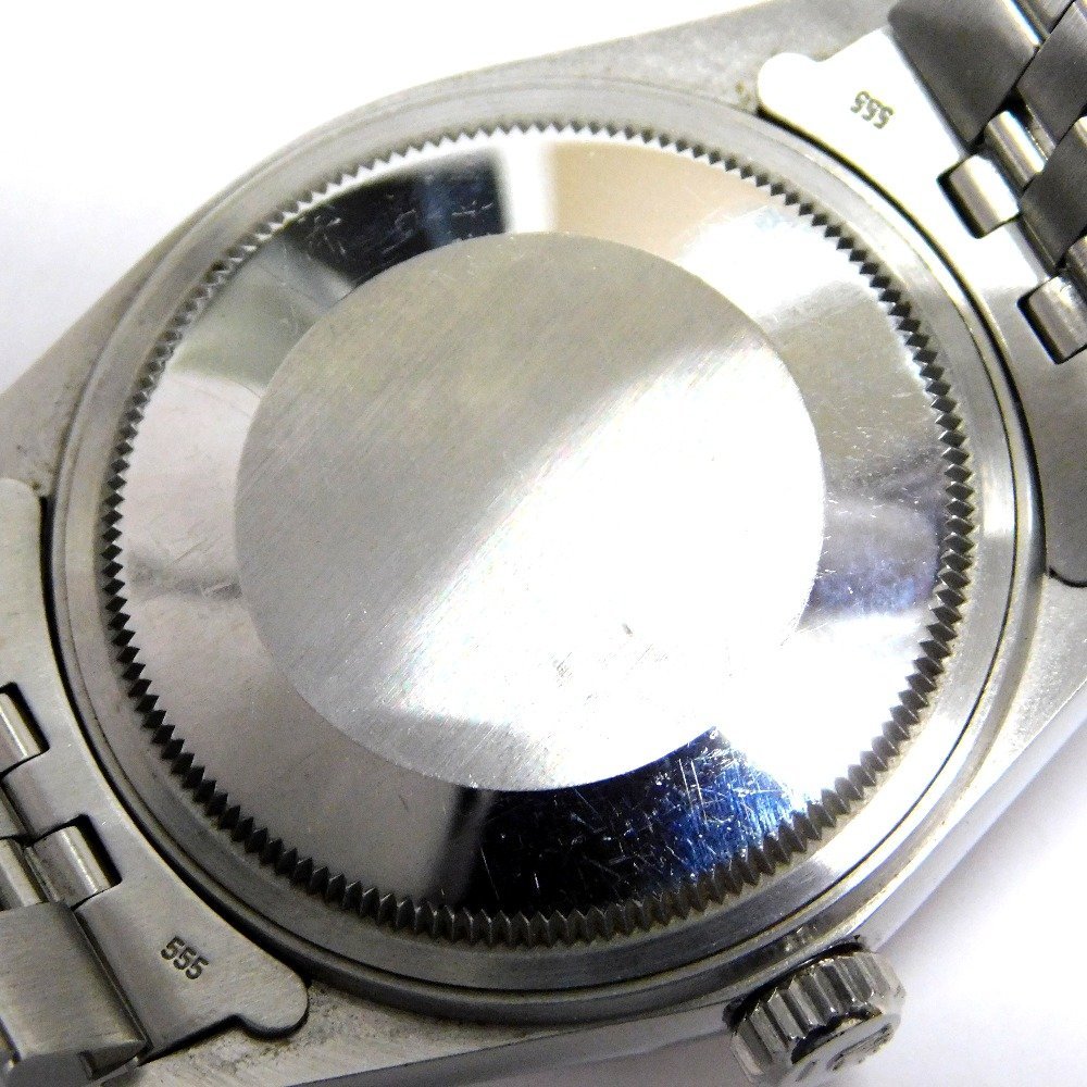 Hn586761 腕時計 ロレックス　デイトジャスト　16014　K18WG/SS　メンズ 中古_画像8