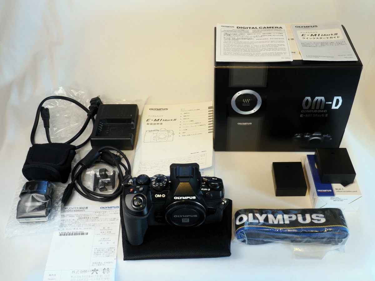 OLYMPUS OM-D E-M1 Mark2 良品 予備バッテリー付き（純正2個+社外品1個