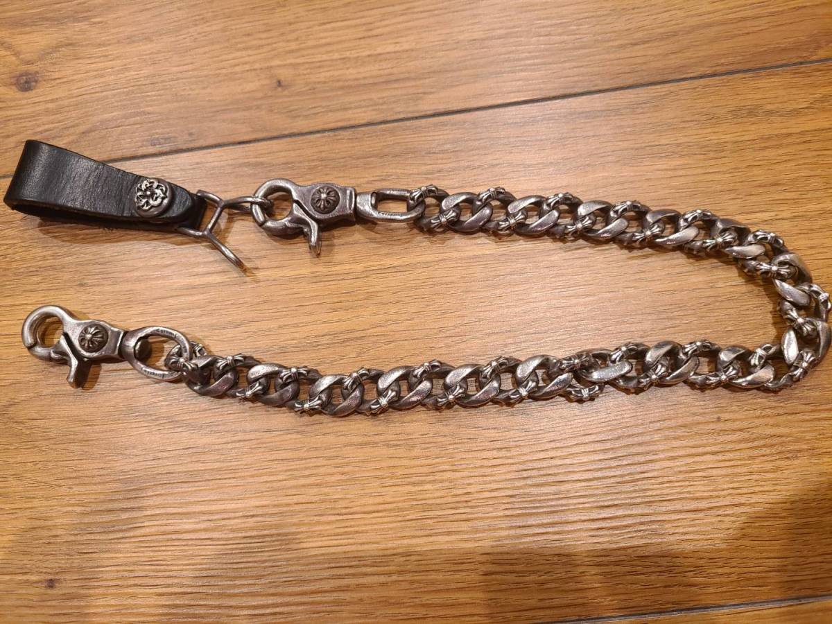クロムハーツ 希少モデル CELTIC レザーブレスレット インボイス原本無