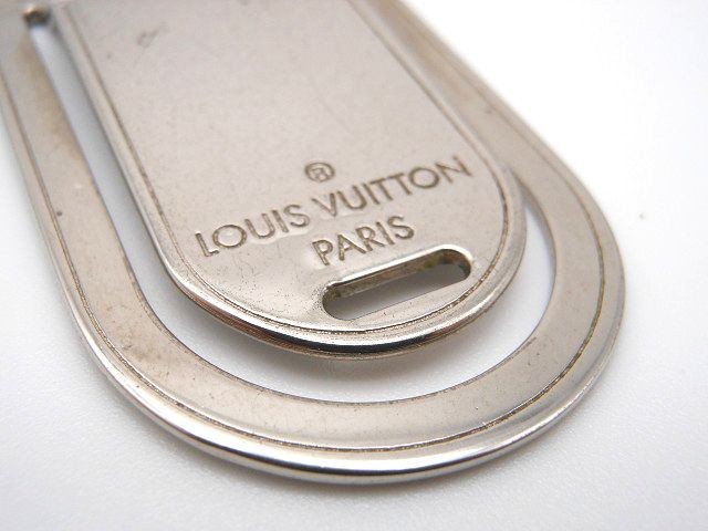 Louis Vuitton ヴィトン マネークリップ シルバー 正規品 品 写真参照 