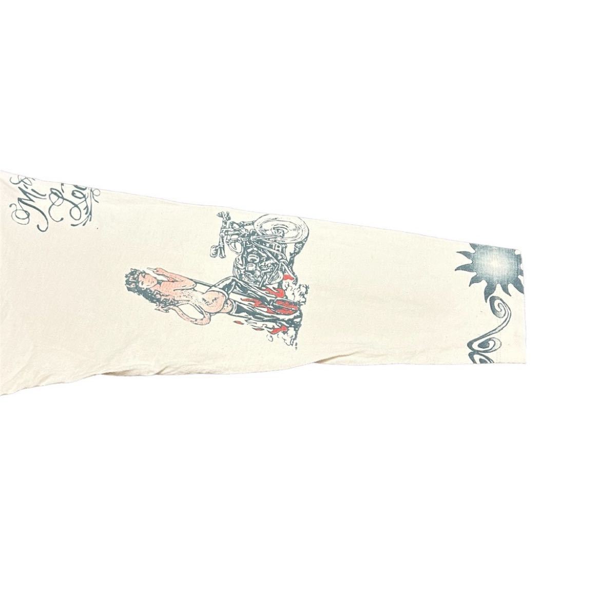 90's Today's Trendz デニスロッドマン 入れ墨 ロングスリーブ T 90's Today's Trendz デニスロッドマン 入れ墨 ロングスリーブ T