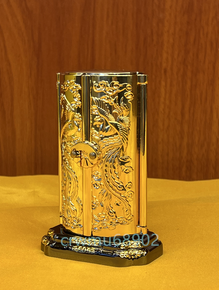 仏像 厨子入り 銅製 金メッキ 千手観音菩薩 高さ10.5cmの画像3