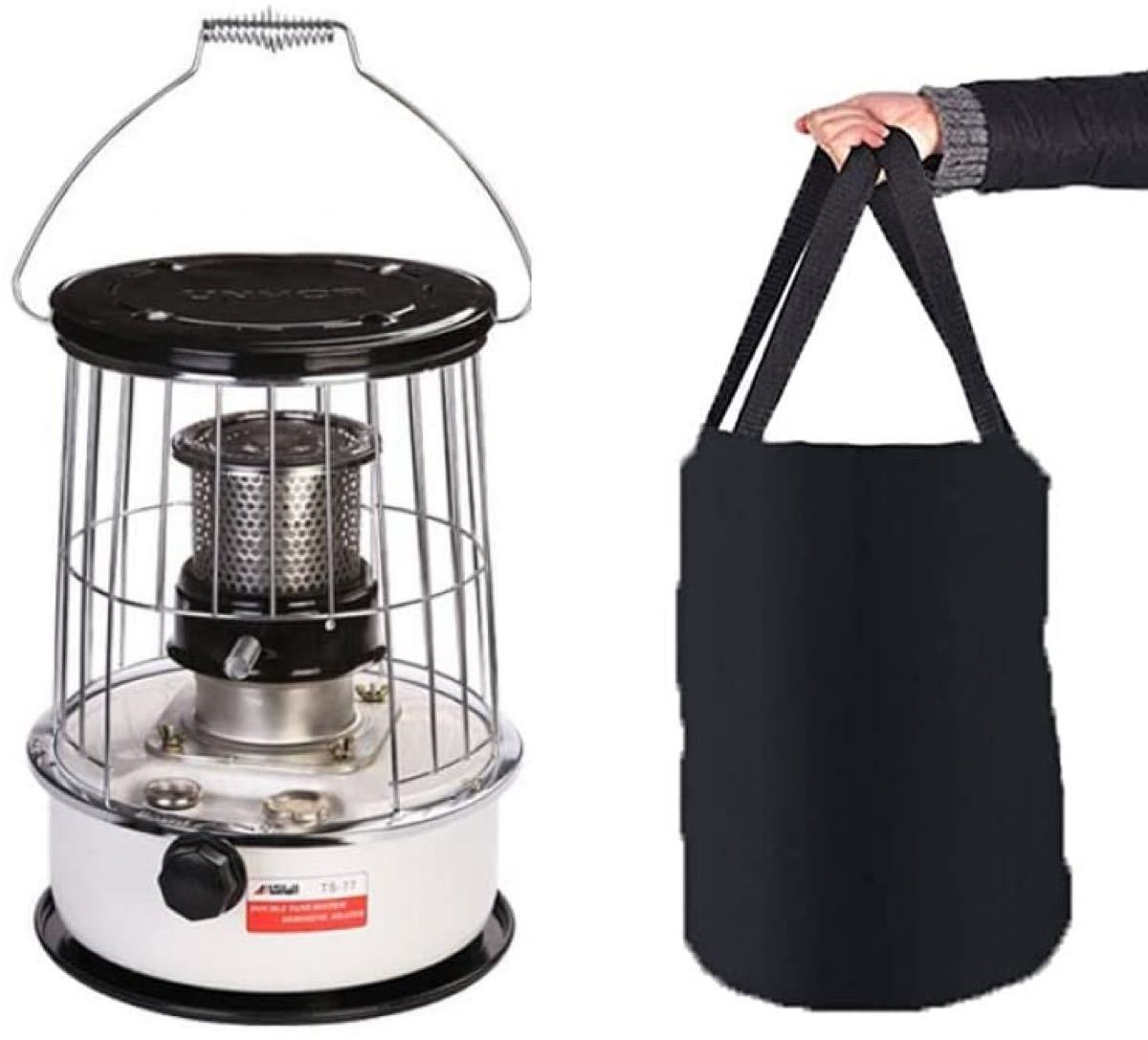 CAMP STOVE キャンプストーブ 小型灯油ストーブ ポータブルストーブ アウトドアストーブ 限定一点 白 新品未使用ケース付