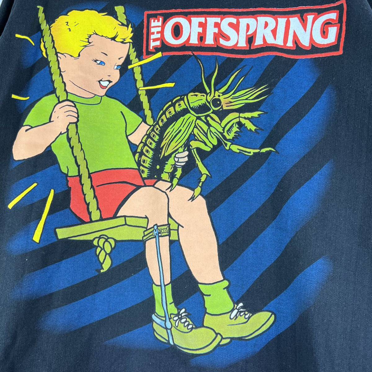  Vintage 90s[THE OFFSPRING]XL очень редкий off springs частота Parker Испания производства евро б/у одежда teka версия kojikKOZIK green day nofx