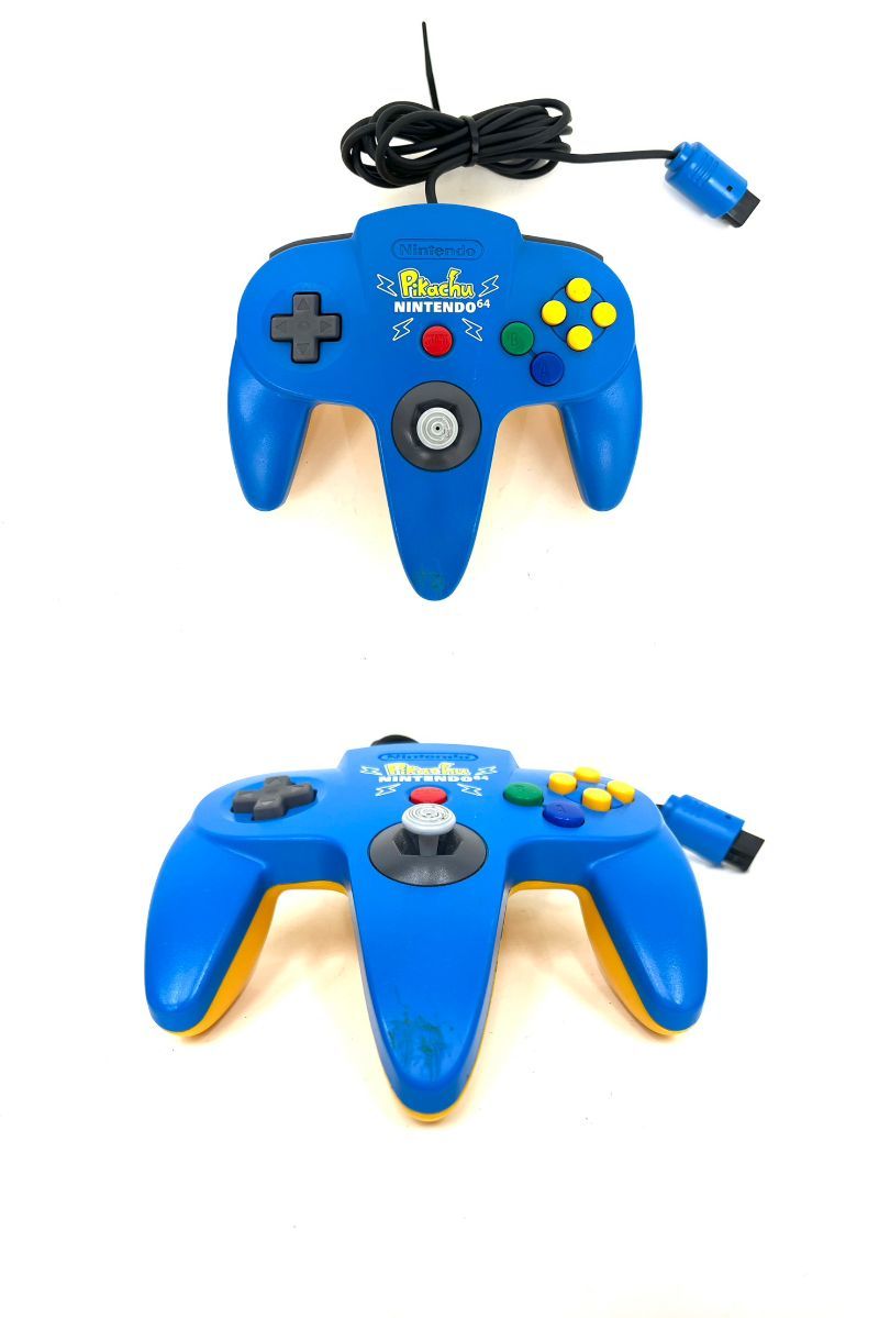 超特価 Nintendo 64 ピカチュウバージョン ブルー×イエロー ...