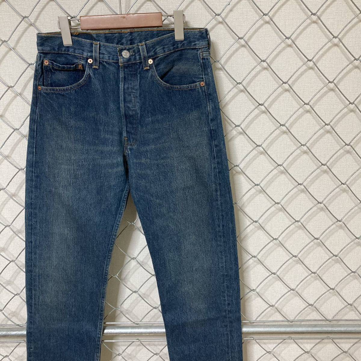 90s Levi's 501 USED-LOCK リーバイス 95年製 USA製 552 デニムパンツ ジーンズ 32×36 色落ち◎_画像1