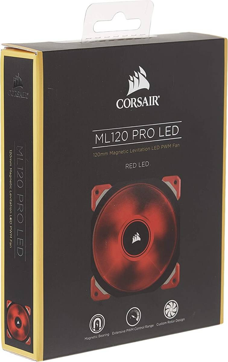 Corsair ML120 Pro LED(RED LED) PWM(4Pin) PC кейс вентилятор [FN1043 CO-9050042-WW] /B