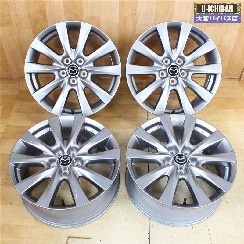 ○良品 MAZDA3 純正 18インチ 7J +45 5H 114.3 アルミホイールのみ 1台