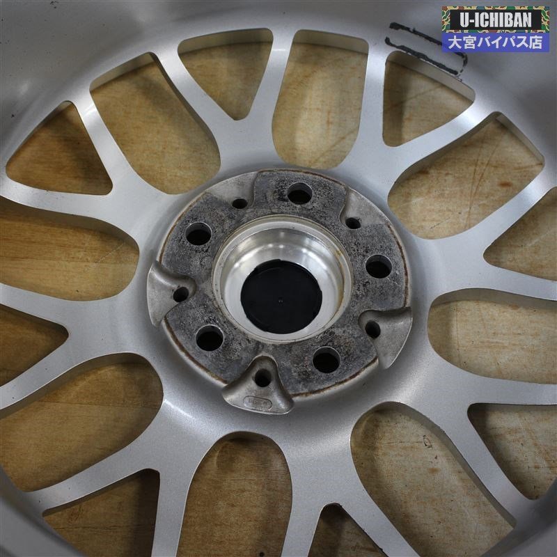 良品 鍛造 BBS RG-R RG744 17インチ 7.5J +48 5H 114 DSカラー スバルフォレスター レヴォーグ スイフトスポーツ 等 4本セット 004