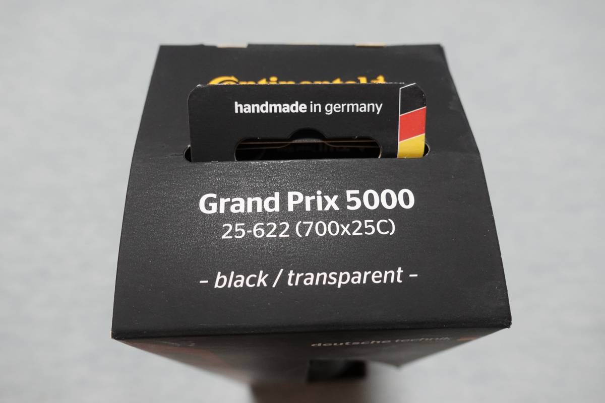 新品】即納 2本セット Continental Grand Prix 5000 25C Transparent クリンチャー コンチネンタル  GP5000 トランスペアレント