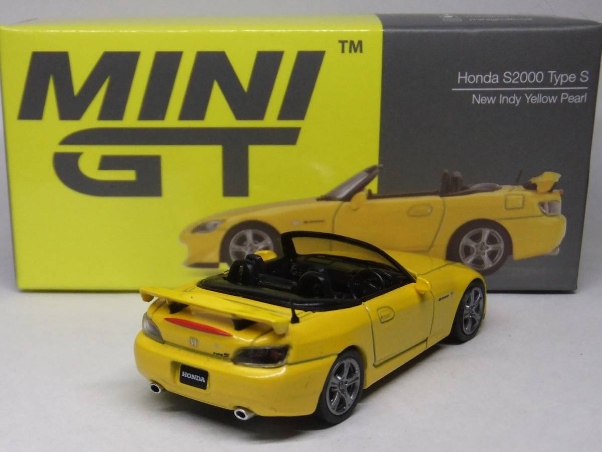 MINI GT★ホンダ S2000 (AP2) タイプS ニューインディーイエローパール MGT00282-R Honda Type S New Indy Yellow Pearl 1/64 TSM_画像2