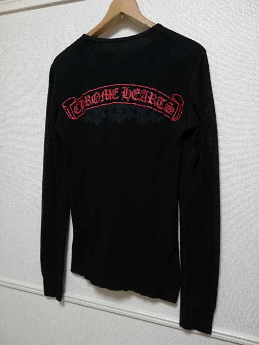 素敵でユニークな ☆送料無料☆クロムハーツ☆ロングtシャツ☆ブラック