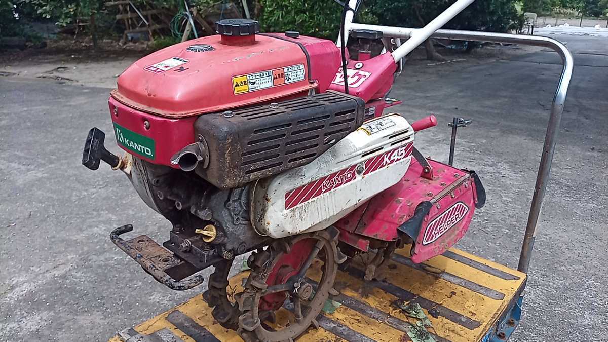 ☆関東農機 4stエンジン管理機 ヘルパーk45 中古良品整備品 千葉県 ...