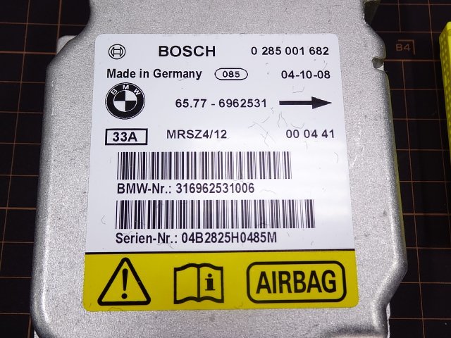 G/BV7#BMW MINI R53 GH-RE16 ( Mini Cooper S 2005y latter term )# air bag computer 6962531 (MRSZ4/12 airbag control unit 