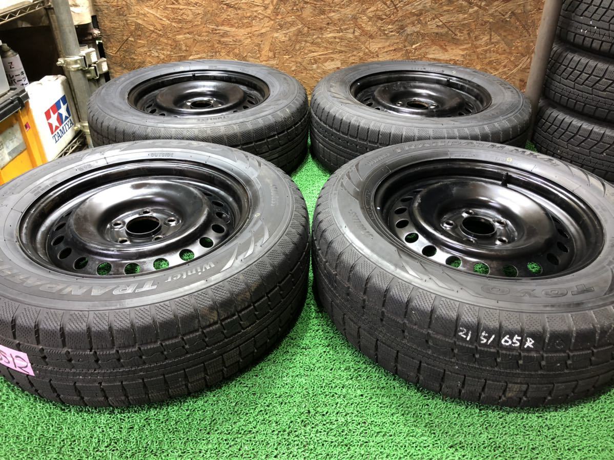 エリシオン エルグランド スタッドレス 4本 エクストレイルなど215/65