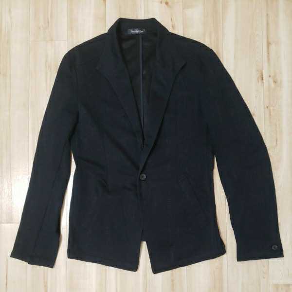  Tornado Mart tailored jacket black black total pattern L size lustre processing suit coat outer men's gentleman for 