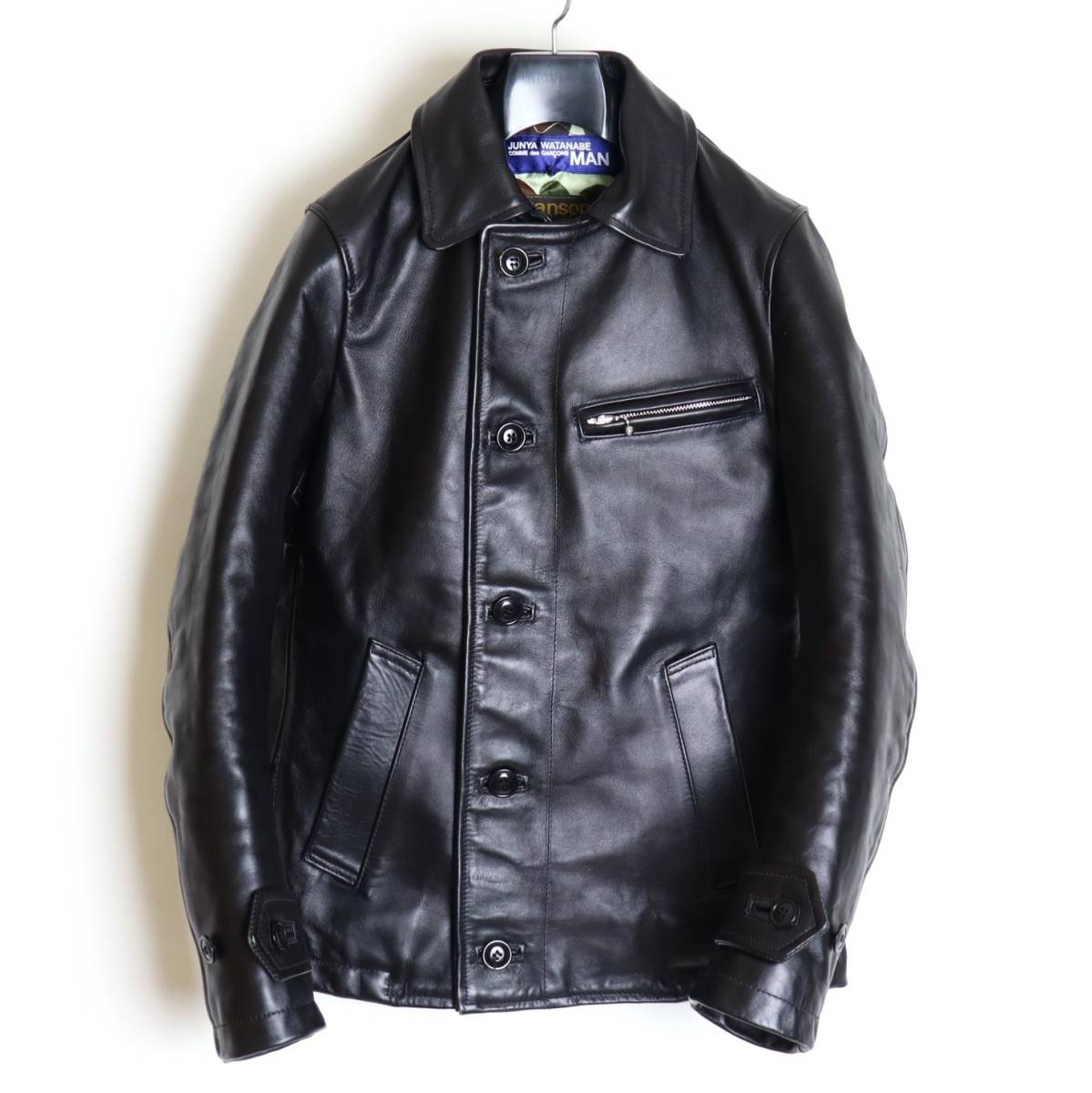 JUNYA WATANABE MAN × VANSON 10AW カウハイド カーコート XS 美品 USA