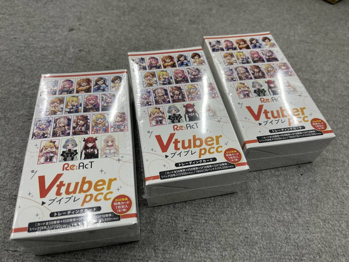 ３BOX ブイプレ VTuber Playing Card Collection Re:AcT /トレーディングカード 全10種 ブイチューバー PCCムービック4549743754208