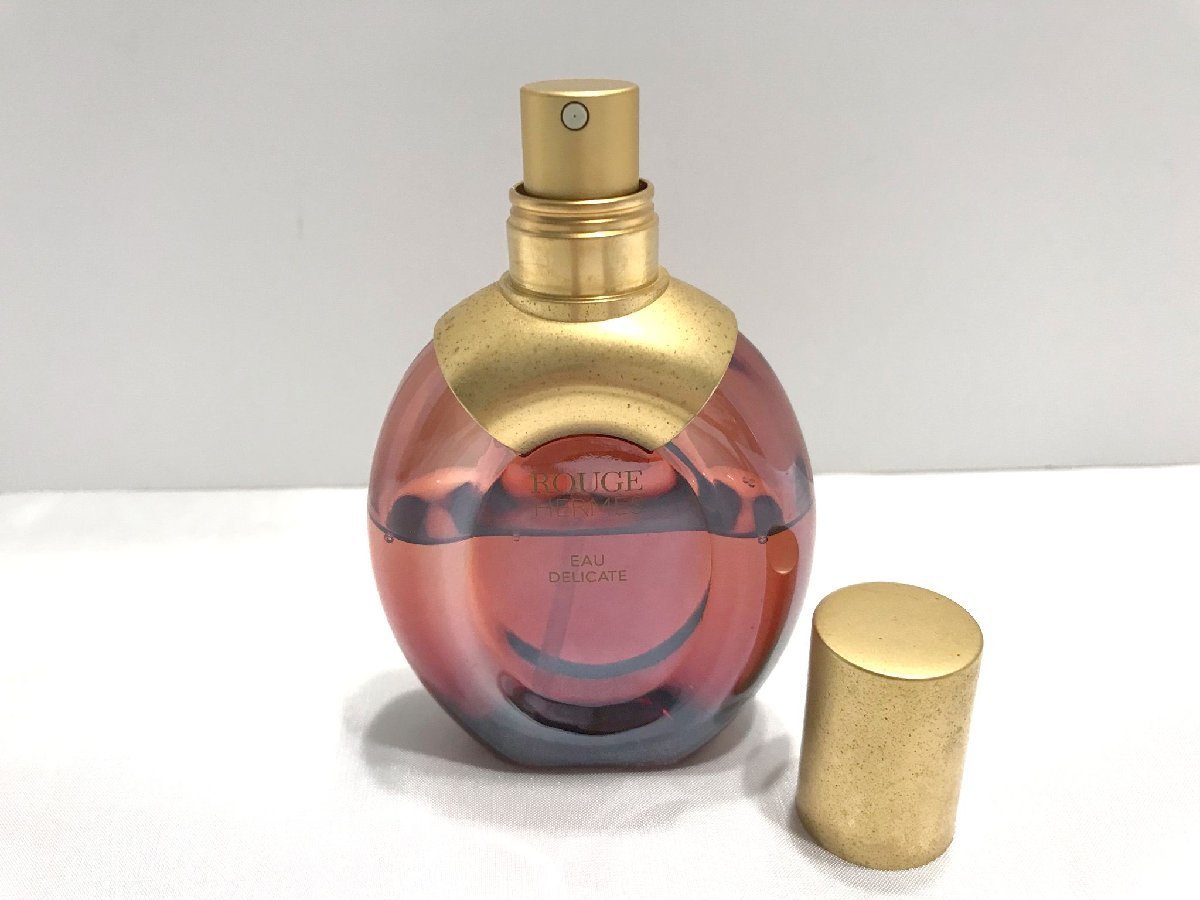 ■【YS-1】 香水 ■ エルメス HERMES ■ ルージュ エルメス オー デリカート オードトワレ EDT 50ml 【同梱可能商品】■D_画像4