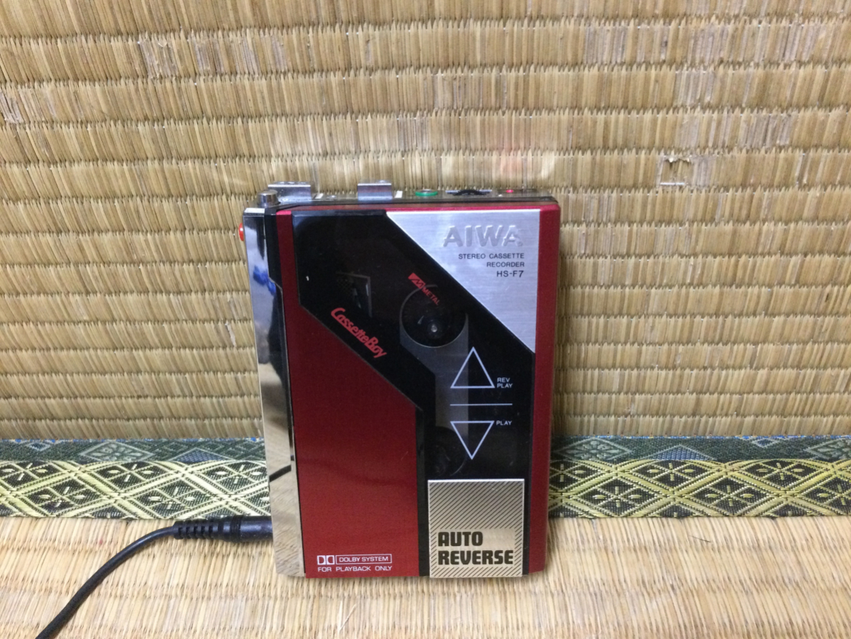 アイワAIWA ポータブルカセットプレーヤー HS-F7他4台セット-
