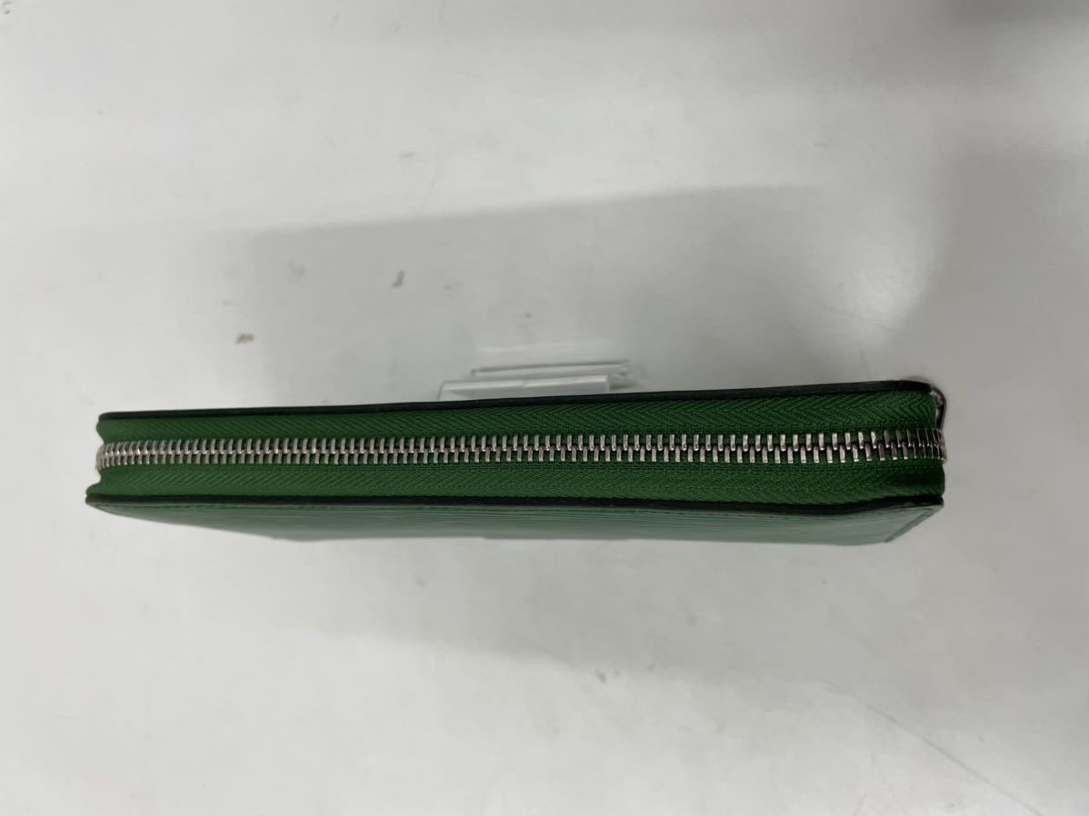 LOUIS VUITTON ルイヴィトン 長財布 ジッピーウォレット エピ グリーン 緑 レザー M60303_画像6