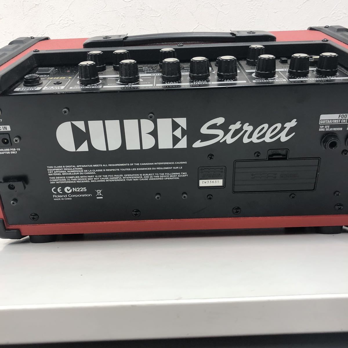 本体のみ】Roland ローランド アンプ CUBE STREET ZW33631 ケーブル欠