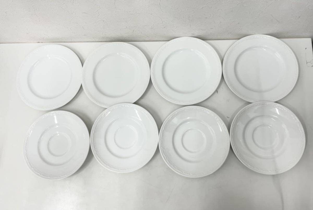 Noritake ノリタケ 食器セット 20pcセット 皿 洋食器 ホワイト 白 プレート ティーカップ