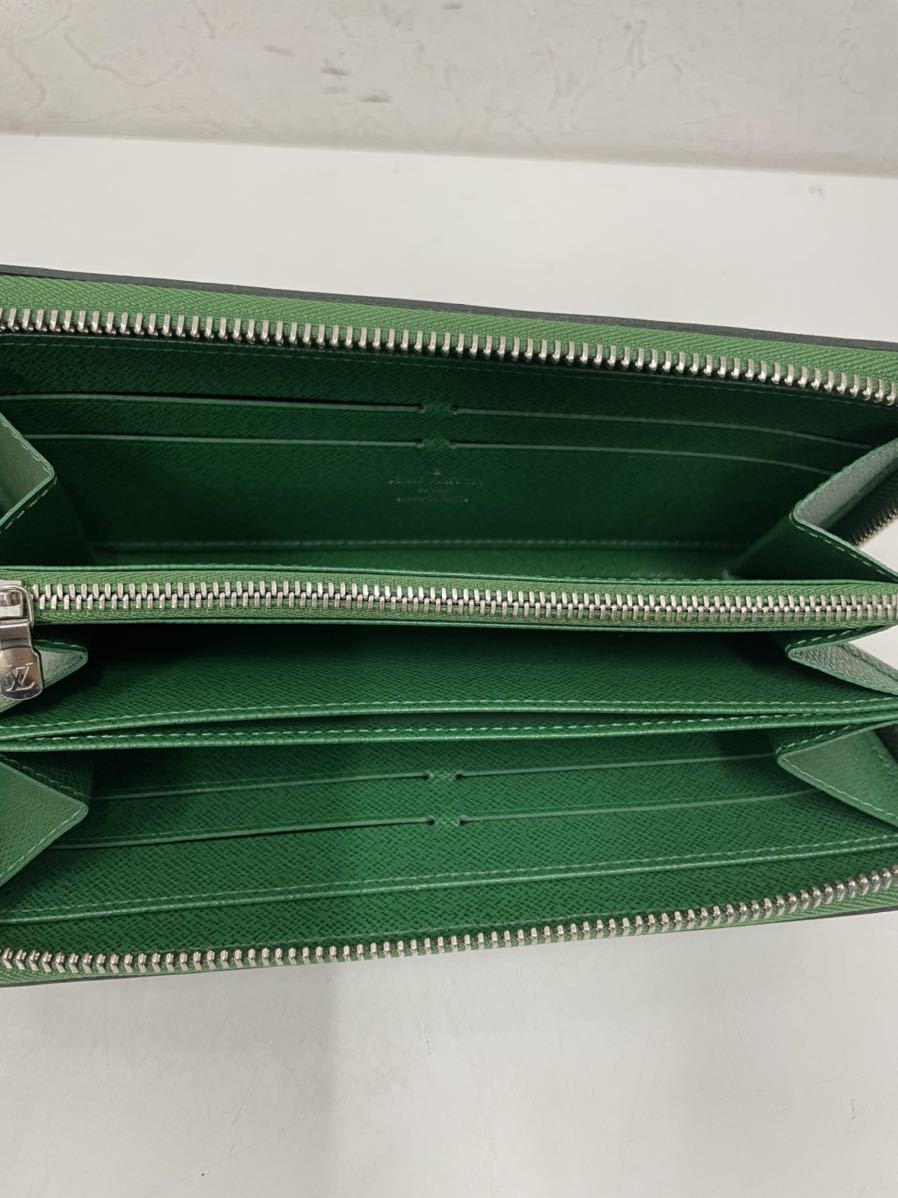 LOUIS VUITTON ルイヴィトン 長財布 ジッピーウォレット エピ グリーン 緑 レザー M60303_画像8