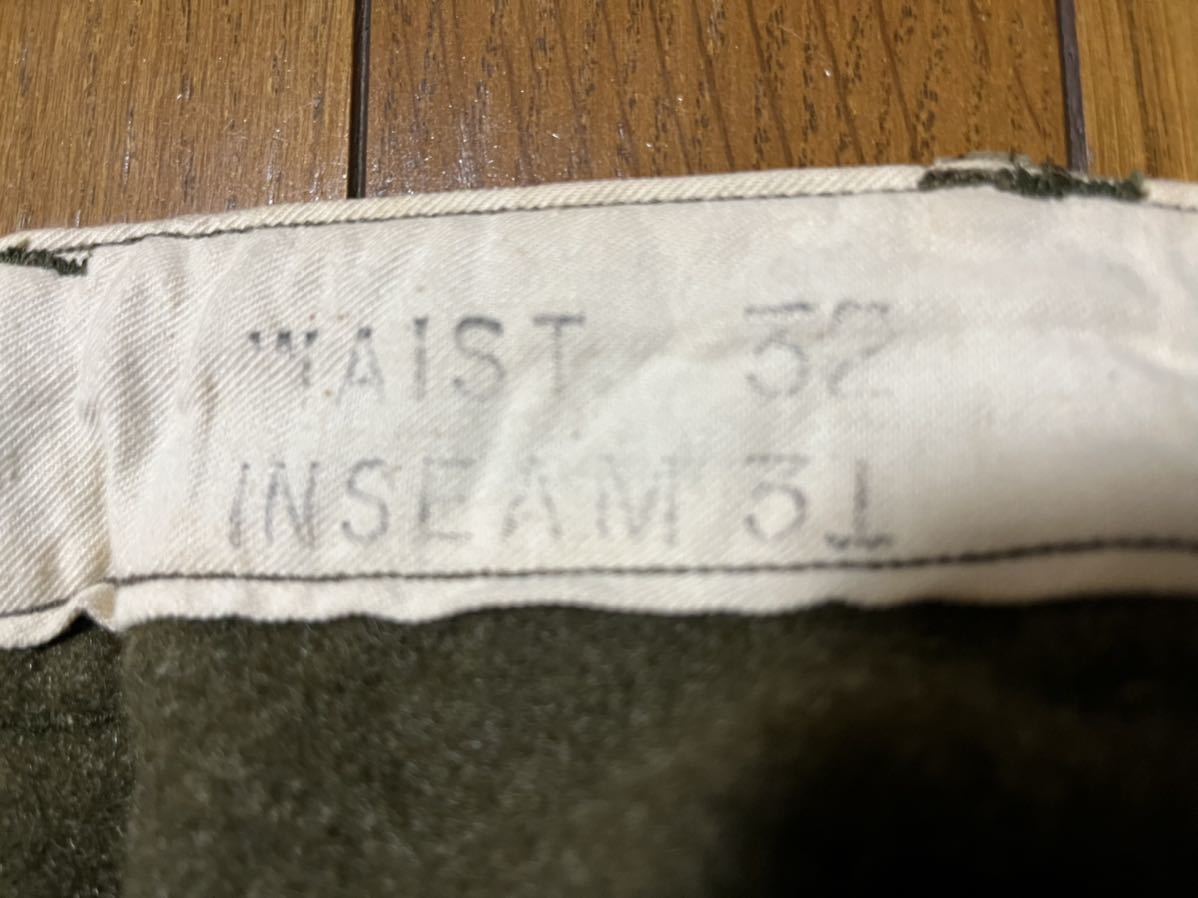 WW2 実物 40s 米軍 U.S.ARMY M-1941 M41 フィールドジャケット、パンツ 上下セット size40？寒冷地 希少！の画像8
