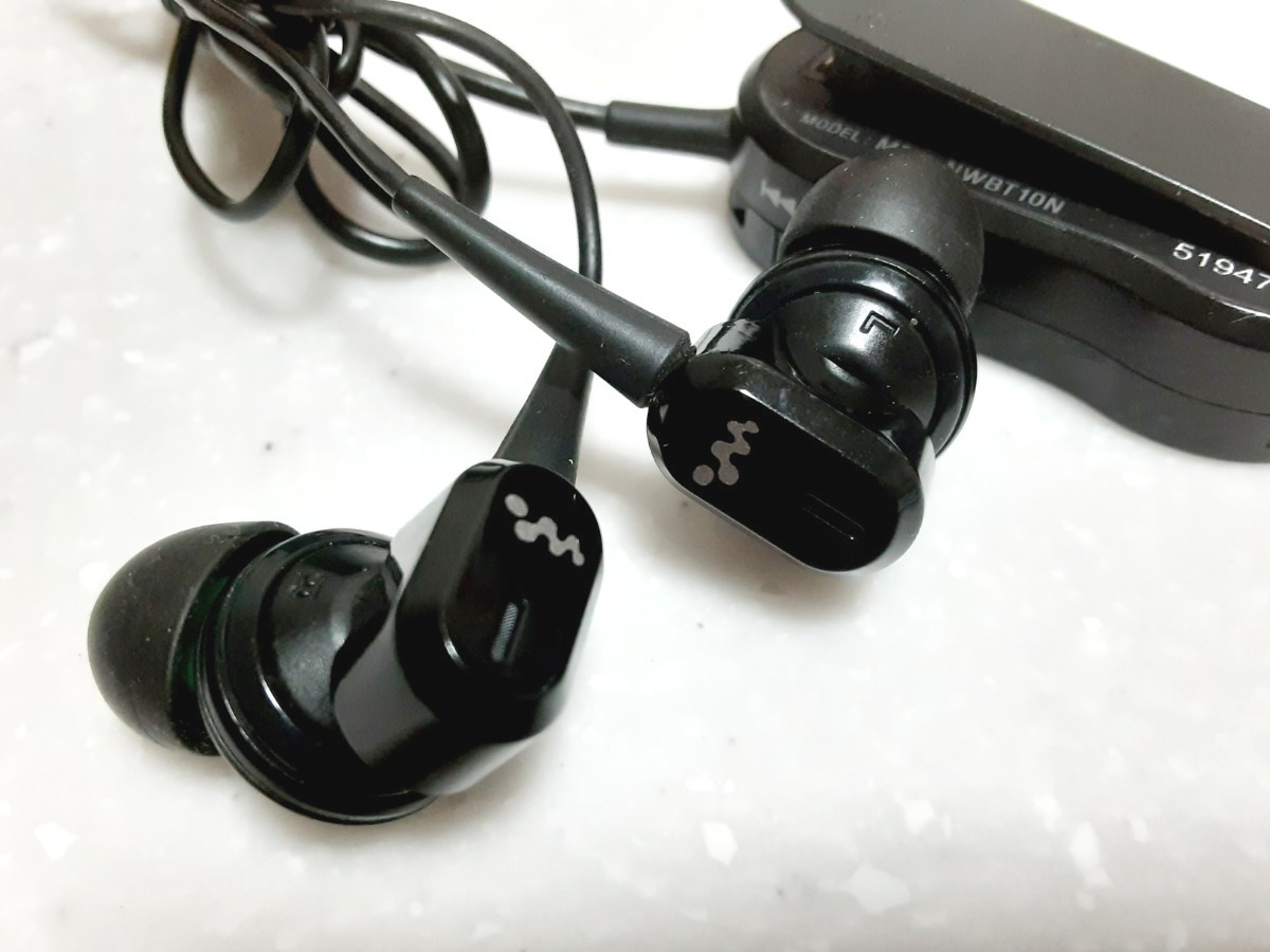 SONY カナル型ワイヤレスイヤホン ウォークマン用 ノイズキャンセリング Bluetooth対応 MDR-NWBT10N/B