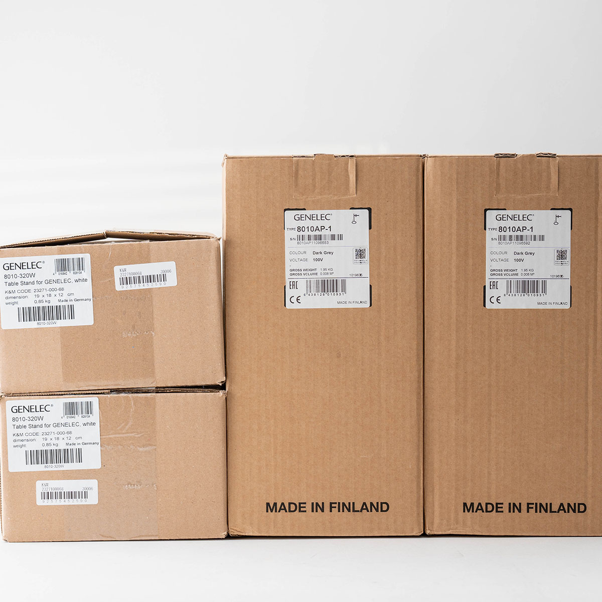 超美品】GENELEC ジェネレック 8010AP スピーカー 2個セット 箱 超美品】GENELEC ジェネレック 8010AP スピーカー 2個セット 箱