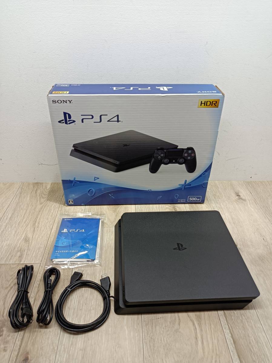071 A） 〈品〉 PlayStation4 PS4 本体 CUH-2200A 500GB ブラック 欠品物あり 【動作確認/初期化済み】 