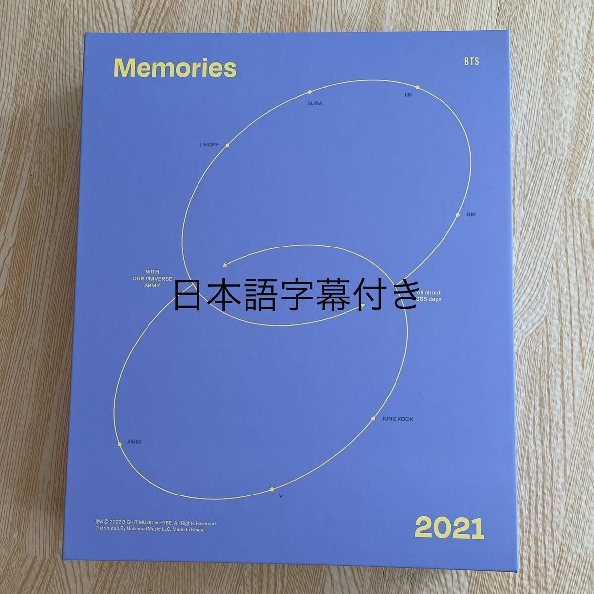  самый новый  BTS DVD MEMORIES OF 2021  память ... ... нет 