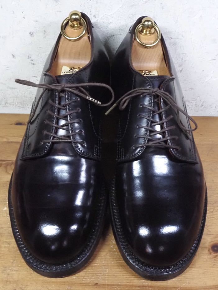 【1度使用程度/極美品】USA製 Alden/オールデン 53511 コードバン プレーントゥ モディファイド Men’s 51/2D 23.5cm相応 No.8/anatomica_画像4