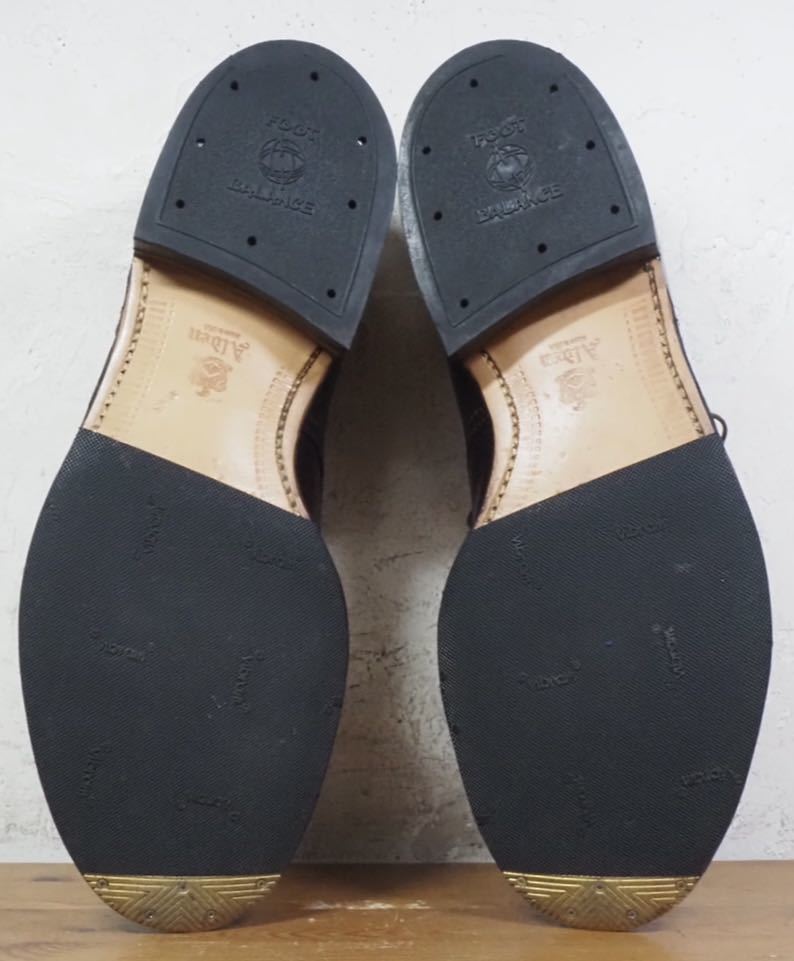 【1度使用程度/極美品】USA製 Alden/オールデン 53511 コードバン プレーントゥ モディファイド Men’s 51/2D 23.5cm相応 No.8/anatomica_画像5