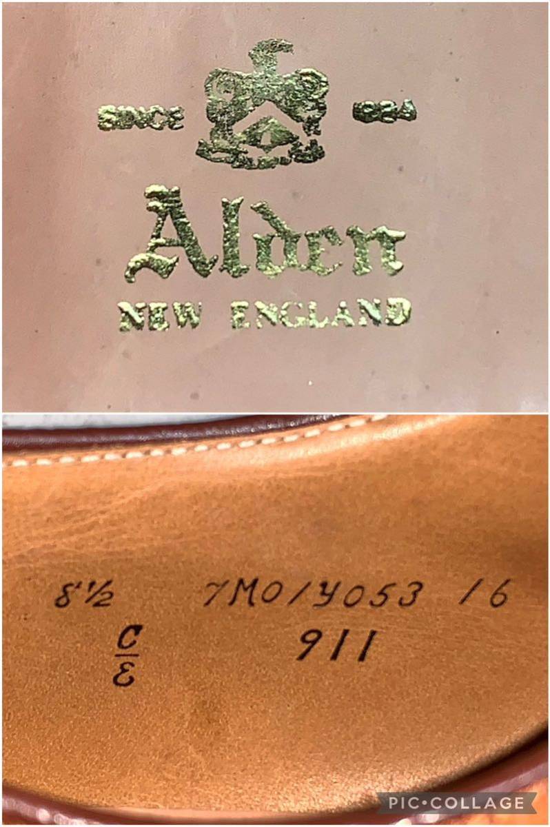 高級ブランド 【試し履きのみ/未使用】USA製 Alden/オールデン