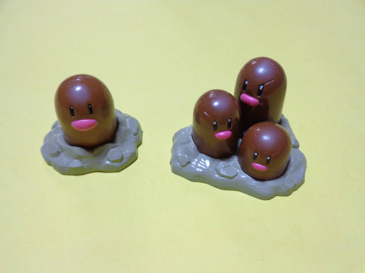 ポケモン モンコレ初期 ディグダ・ダグトリオ - メルカリ