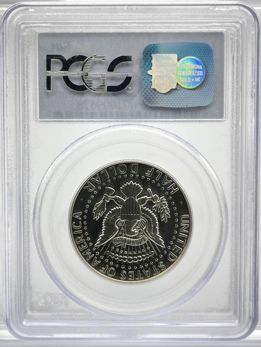ヤフオク過去10年 最高鑑定 ケネディハーフダラー PCGS PR69CAM 1964年 ...