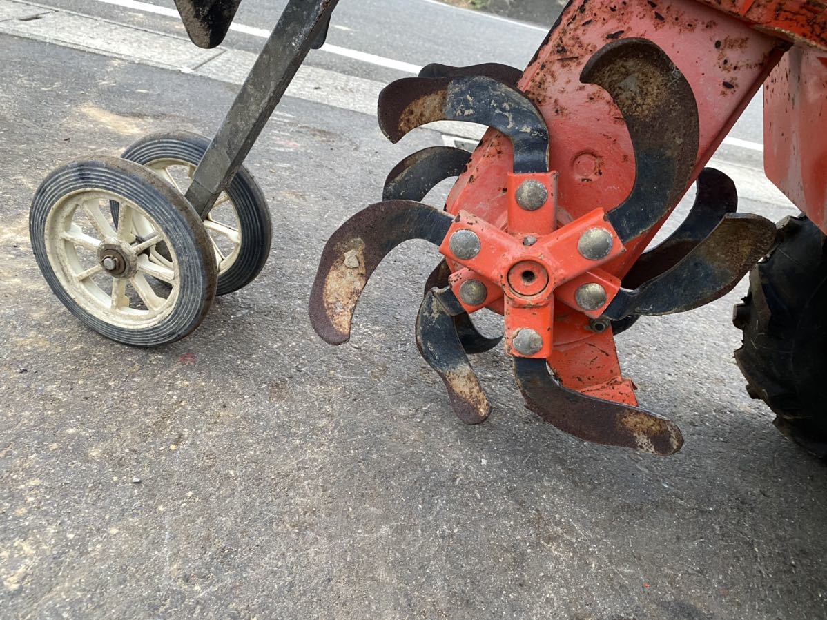クボタ管理機 ネギローター TA6 6.2馬力 ネギ等 溝掘り 土寄せ クボタ管理機 ネギローター TA6 6.2馬力 ネギ等 溝掘り 土寄せ